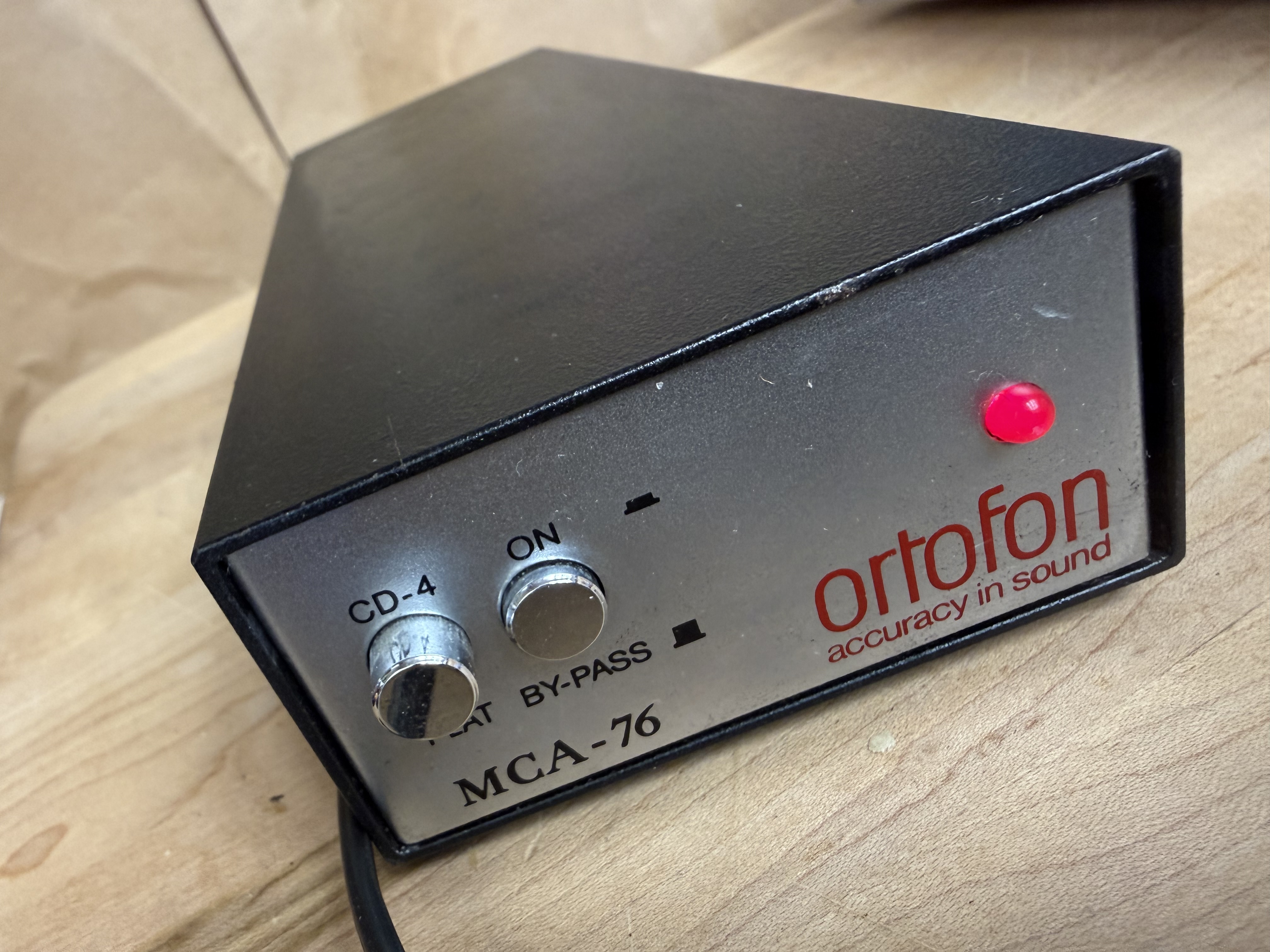 Ortofon MCA-76 Preamp Front View